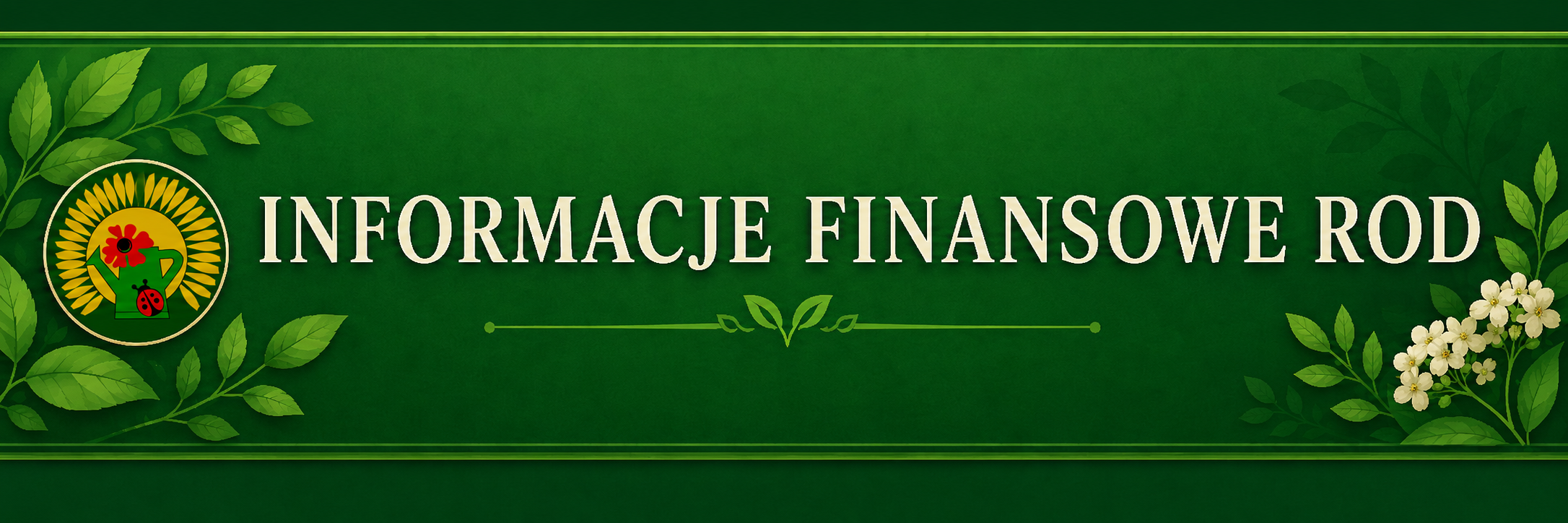 INFORMACJE FINANSOWE ROD